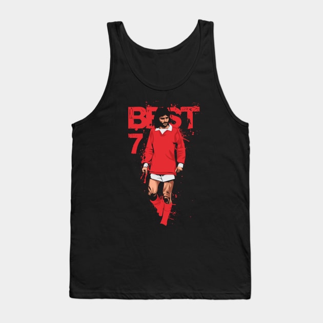 George Best Tank Top by siddick49